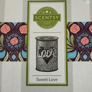 Scentsy Sweet Love Candle Holder in Gray and Green